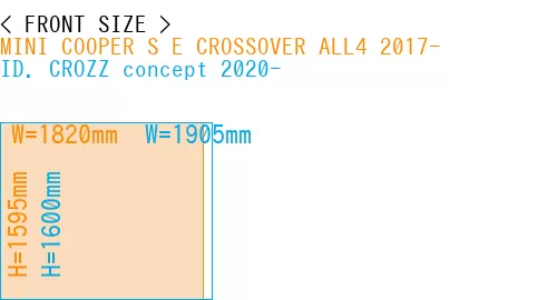 #MINI COOPER S E CROSSOVER ALL4 2017- + ID. CROZZ concept 2020-